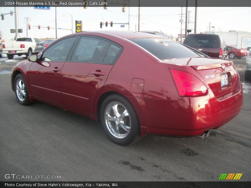 Red Opulence / Cafe Latte 2004 Nissan Maxima 3.5 SL
