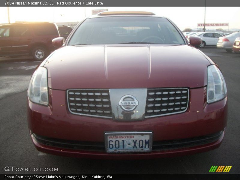 Red Opulence / Cafe Latte 2004 Nissan Maxima 3.5 SL