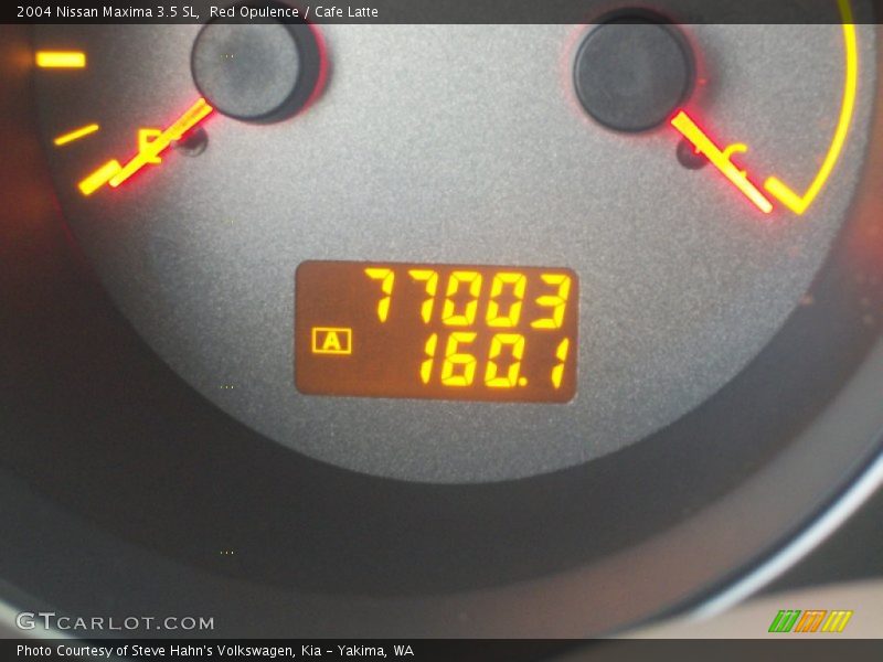 Red Opulence / Cafe Latte 2004 Nissan Maxima 3.5 SL