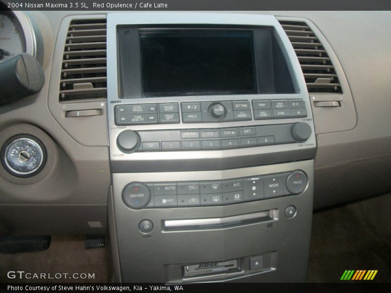Red Opulence / Cafe Latte 2004 Nissan Maxima 3.5 SL
