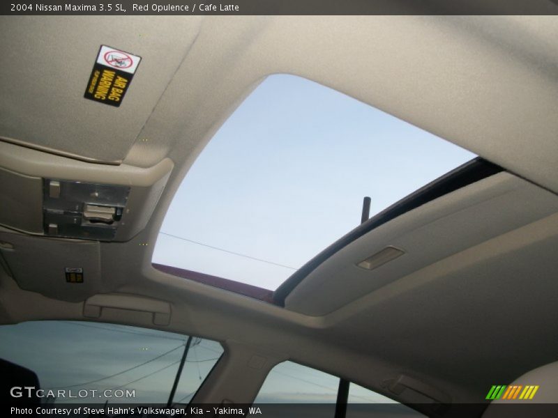 Red Opulence / Cafe Latte 2004 Nissan Maxima 3.5 SL