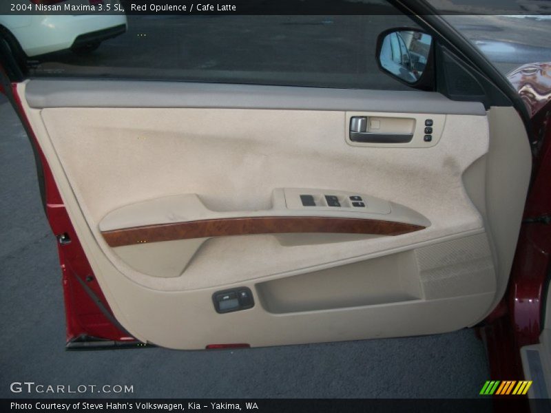 Red Opulence / Cafe Latte 2004 Nissan Maxima 3.5 SL