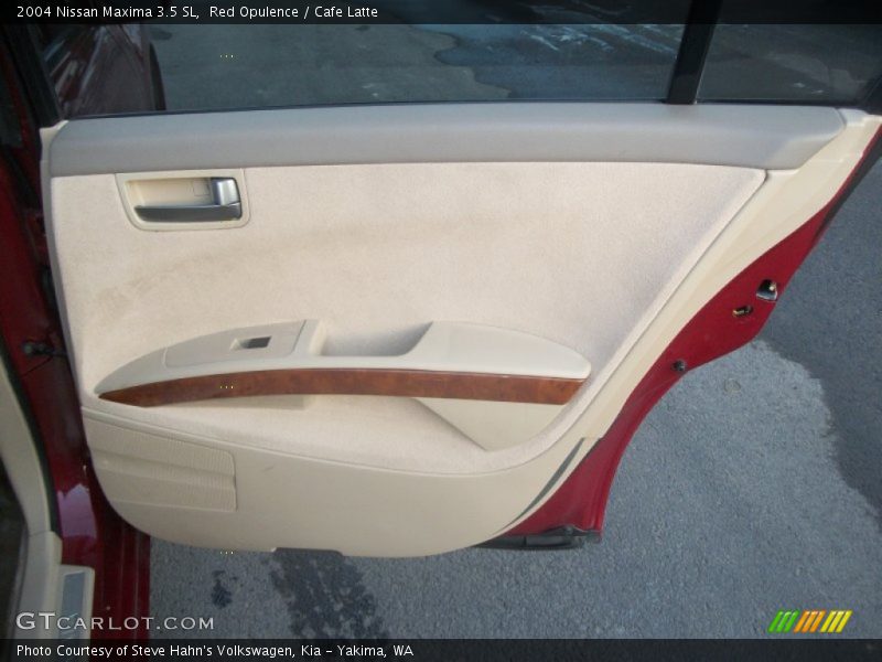 Red Opulence / Cafe Latte 2004 Nissan Maxima 3.5 SL