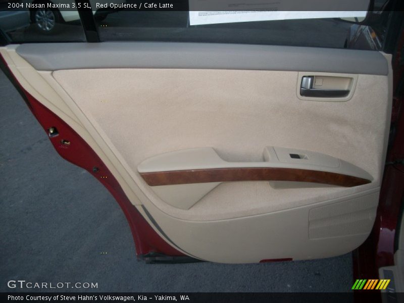 Red Opulence / Cafe Latte 2004 Nissan Maxima 3.5 SL