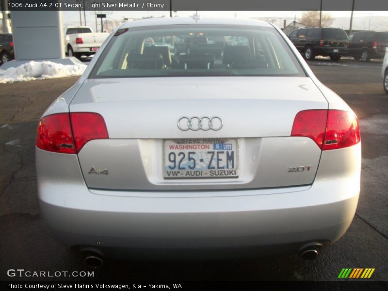 Light Silver Metallic / Ebony 2006 Audi A4 2.0T Sedan