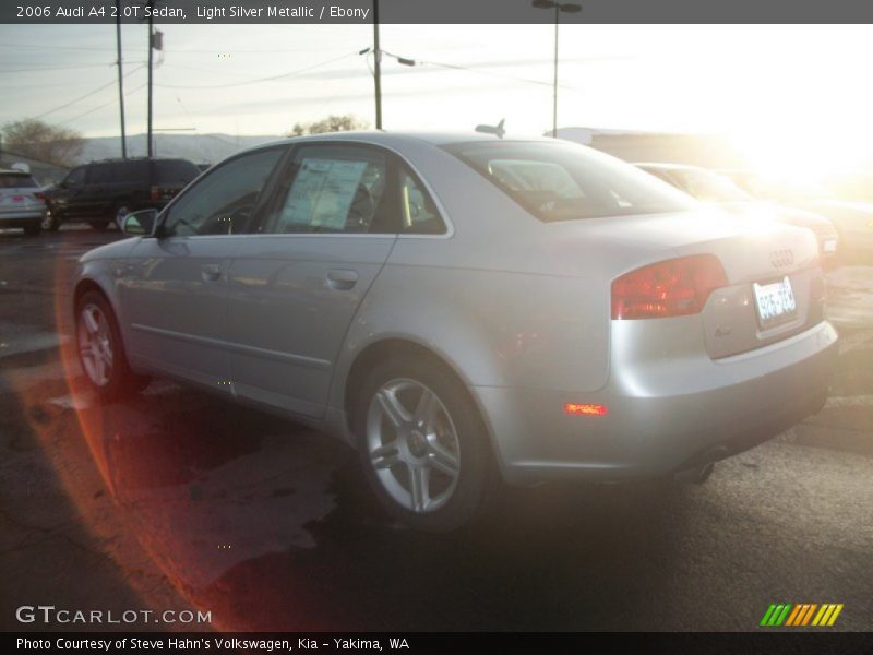 Light Silver Metallic / Ebony 2006 Audi A4 2.0T Sedan