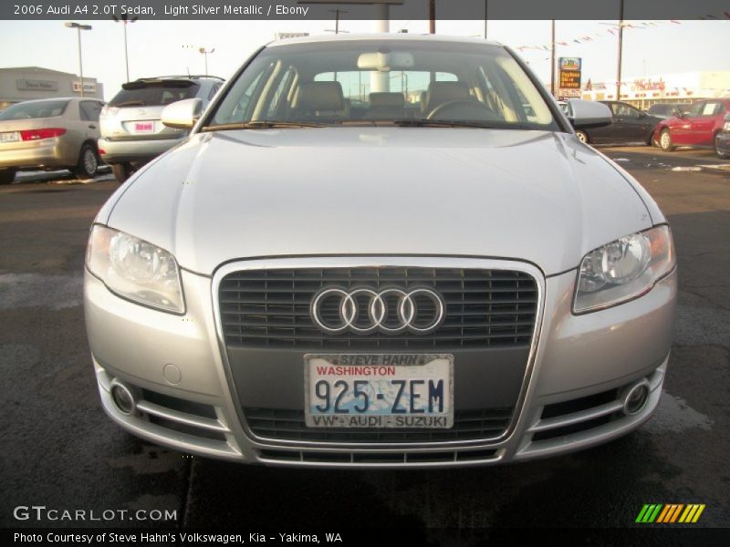 Light Silver Metallic / Ebony 2006 Audi A4 2.0T Sedan