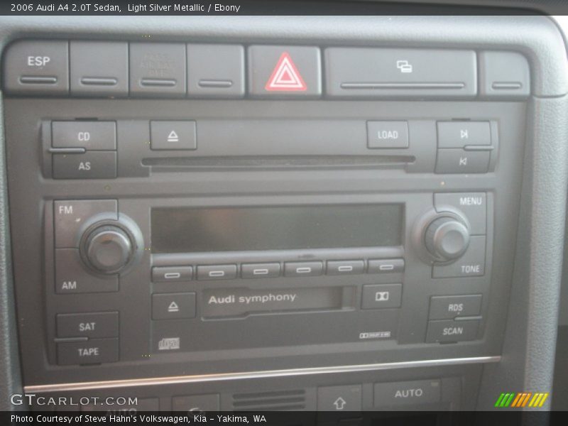 Light Silver Metallic / Ebony 2006 Audi A4 2.0T Sedan