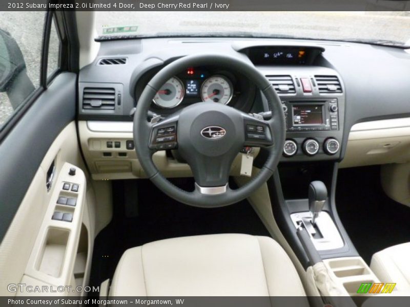  2012 Impreza 2.0i Limited 4 Door Ivory Interior