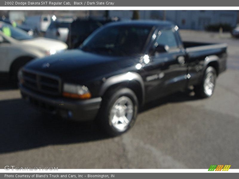 Black / Dark Slate Gray 2002 Dodge Dakota SXT Regular Cab