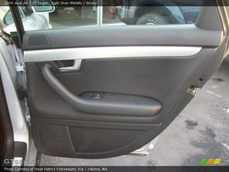 Light Silver Metallic / Ebony 2006 Audi A4 2.0T Sedan