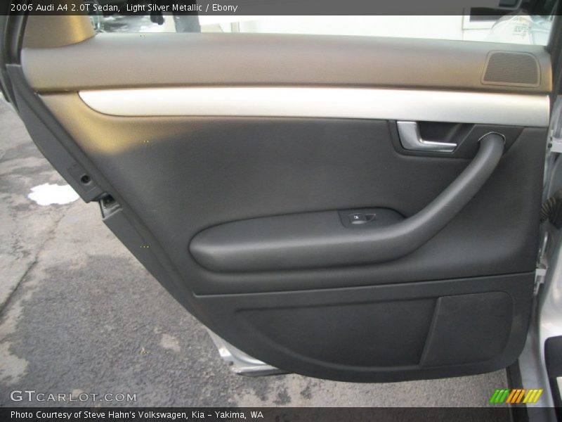 Light Silver Metallic / Ebony 2006 Audi A4 2.0T Sedan