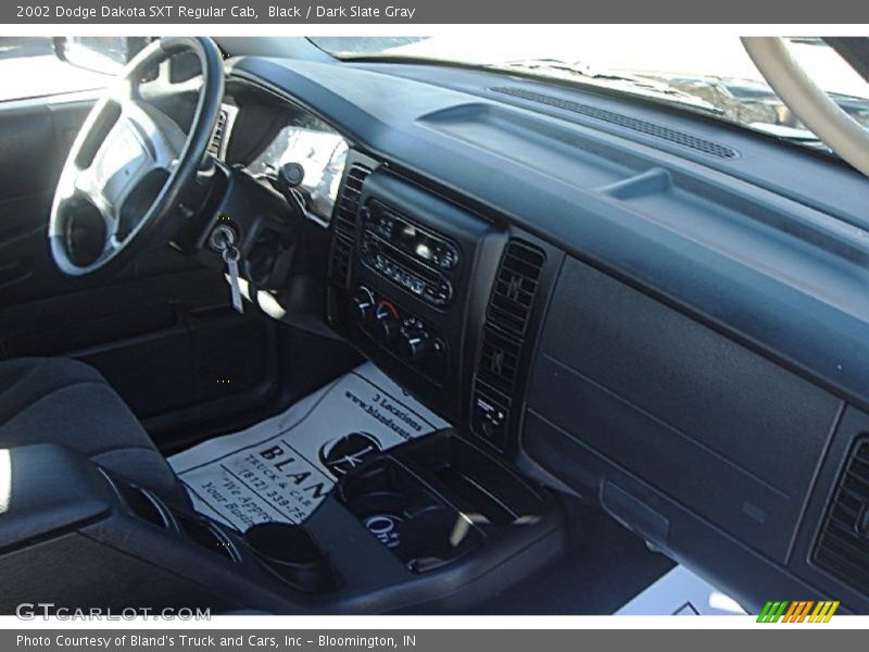 Black / Dark Slate Gray 2002 Dodge Dakota SXT Regular Cab