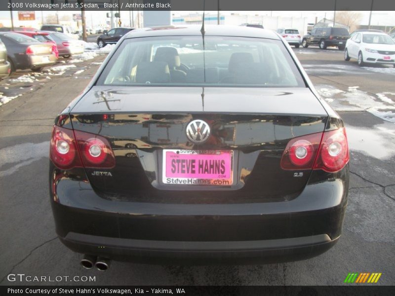 Black / Anthracite Black 2008 Volkswagen Jetta S Sedan
