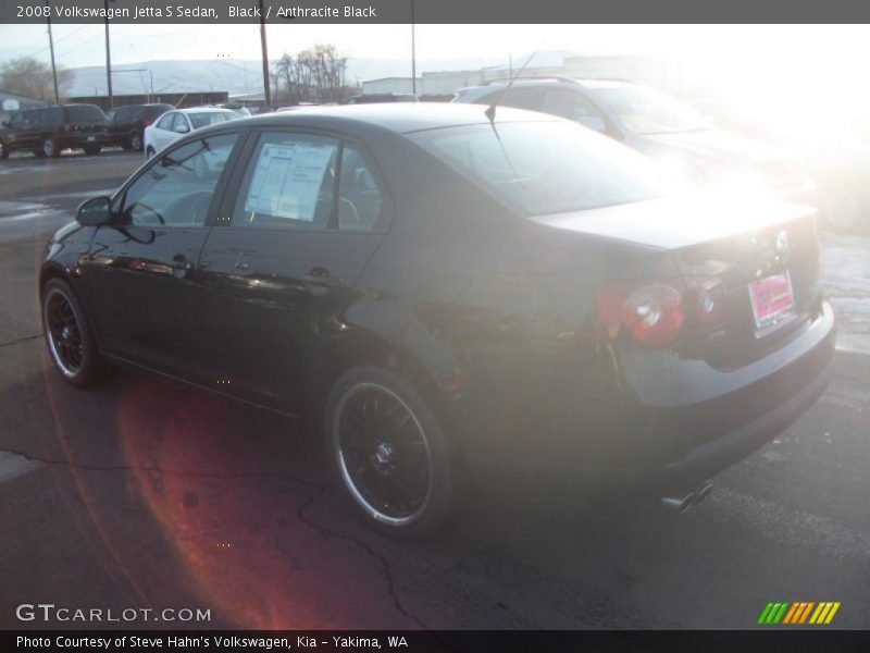 Black / Anthracite Black 2008 Volkswagen Jetta S Sedan