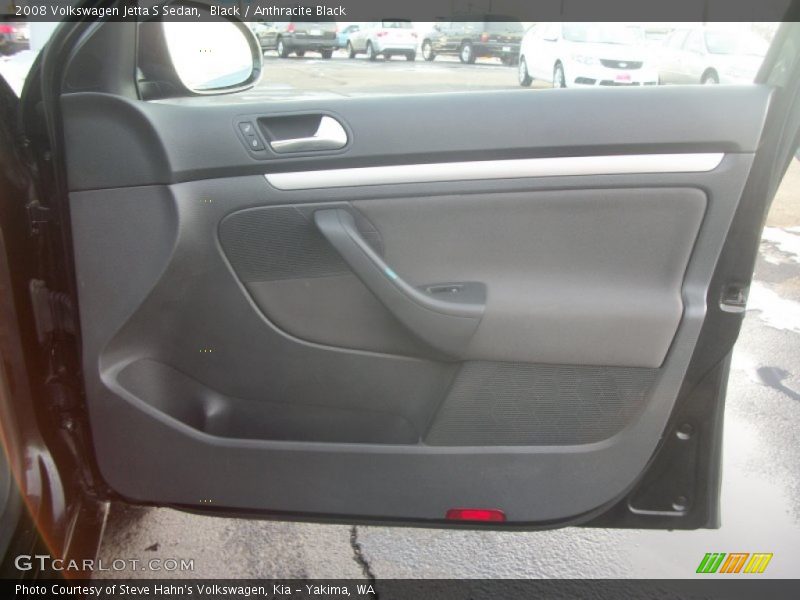 Black / Anthracite Black 2008 Volkswagen Jetta S Sedan