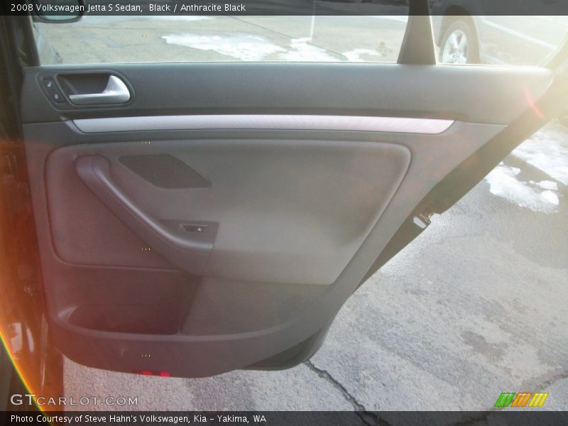 Black / Anthracite Black 2008 Volkswagen Jetta S Sedan