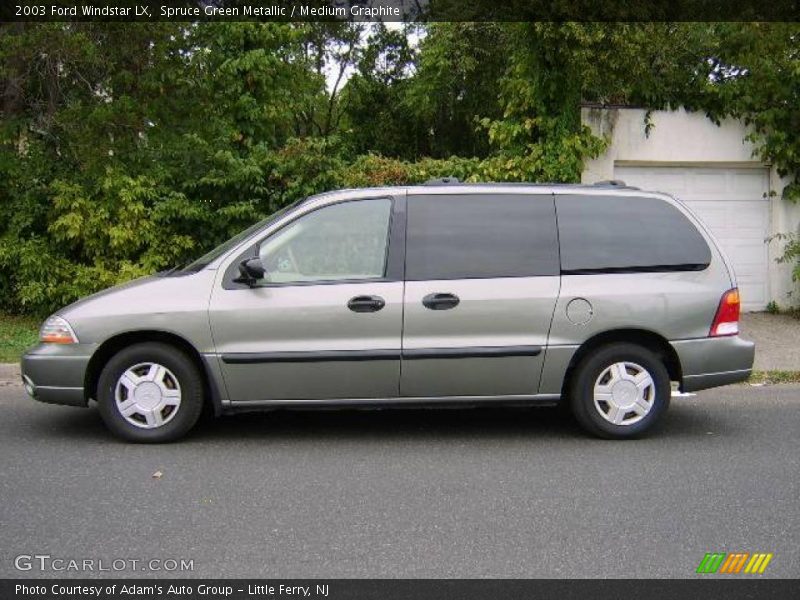 Spruce Green Metallic / Medium Graphite 2003 Ford Windstar LX