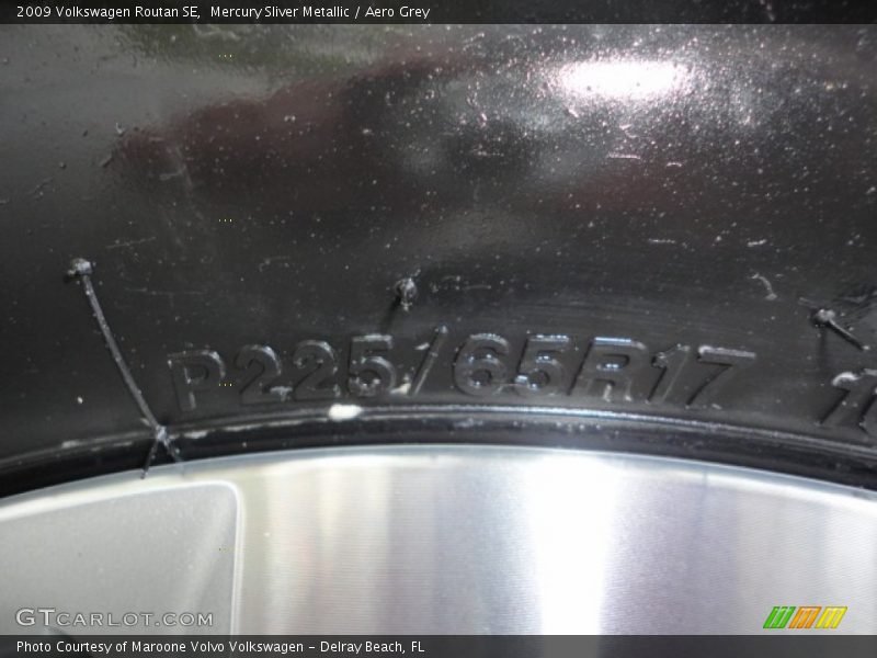 Mercury Sliver Metallic / Aero Grey 2009 Volkswagen Routan SE