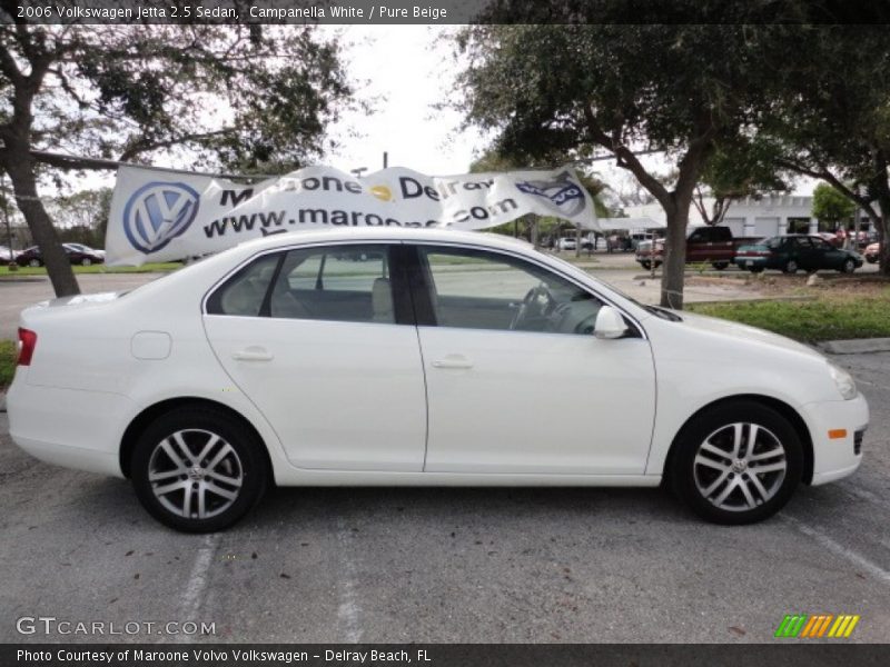 Campanella White / Pure Beige 2006 Volkswagen Jetta 2.5 Sedan