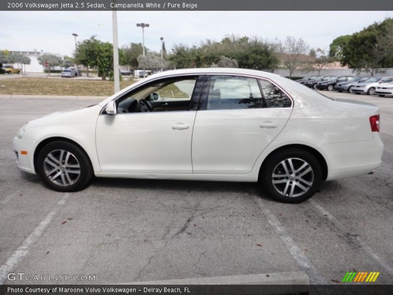 Campanella White / Pure Beige 2006 Volkswagen Jetta 2.5 Sedan