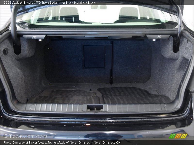 Jet Black Metallic / Black 2008 Saab 9-3 Aero XWD Sport Sedan