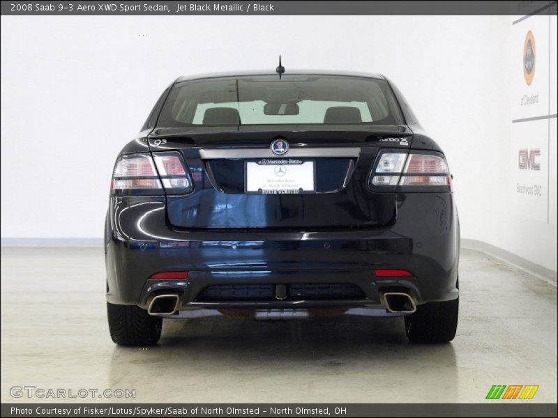 Jet Black Metallic / Black 2008 Saab 9-3 Aero XWD Sport Sedan