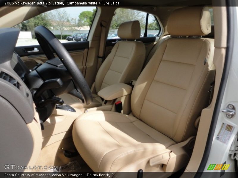Campanella White / Pure Beige 2006 Volkswagen Jetta 2.5 Sedan