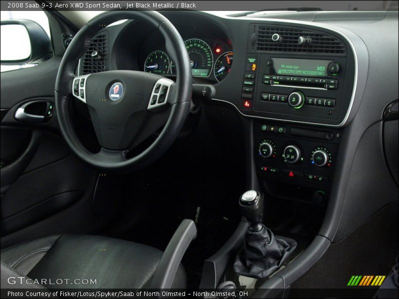  2008 9-3 Aero XWD Sport Sedan Black Interior