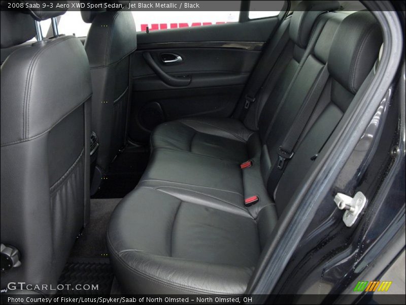 Jet Black Metallic / Black 2008 Saab 9-3 Aero XWD Sport Sedan