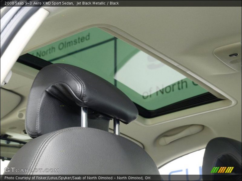 Jet Black Metallic / Black 2008 Saab 9-3 Aero XWD Sport Sedan
