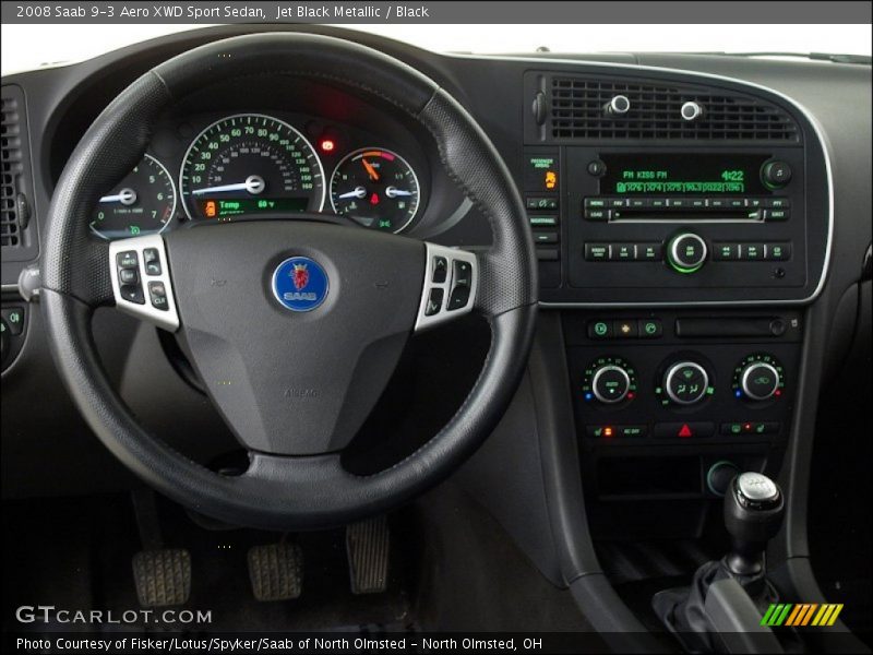 Dashboard of 2008 9-3 Aero XWD Sport Sedan