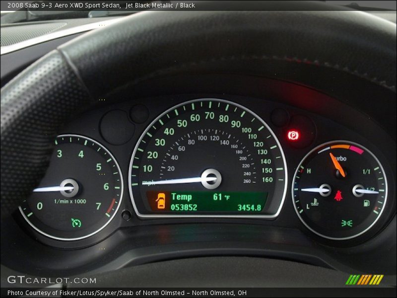  2008 9-3 Aero XWD Sport Sedan Aero XWD Sport Sedan Gauges