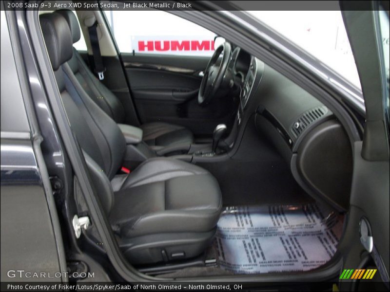  2008 9-3 Aero XWD Sport Sedan Black Interior