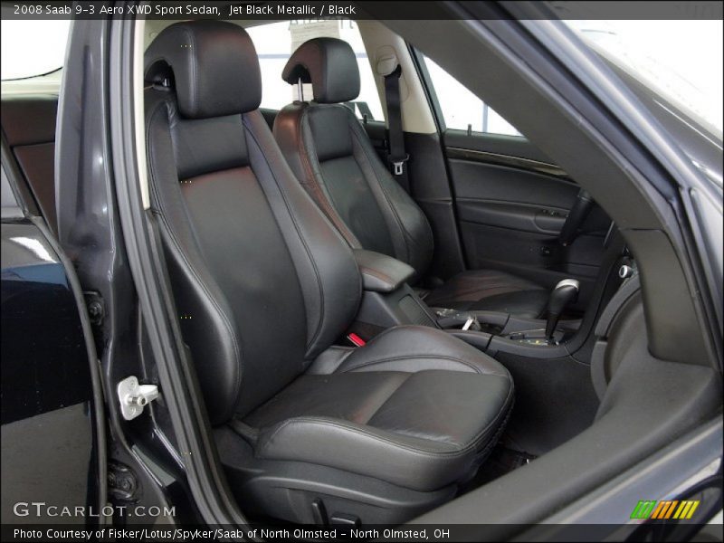  2008 9-3 Aero XWD Sport Sedan Black Interior