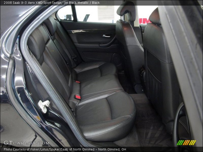  2008 9-3 Aero XWD Sport Sedan Black Interior