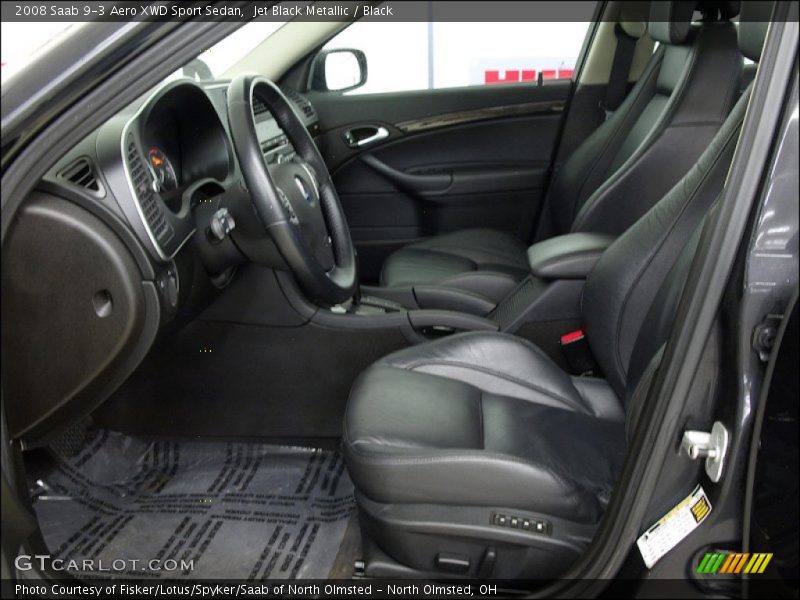  2008 9-3 Aero XWD Sport Sedan Black Interior