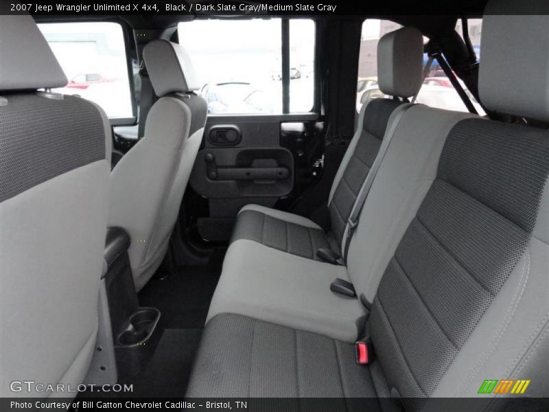 Black / Dark Slate Gray/Medium Slate Gray 2007 Jeep Wrangler Unlimited X 4x4