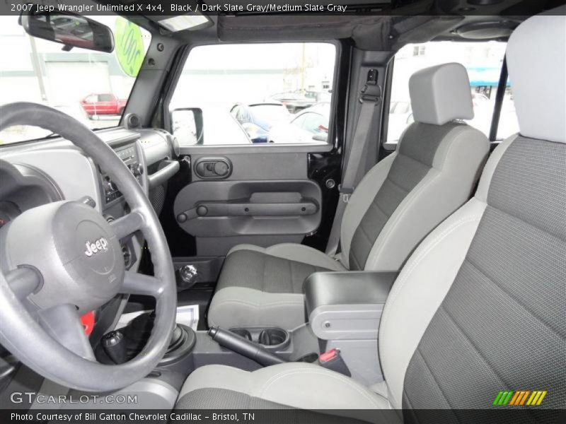 Black / Dark Slate Gray/Medium Slate Gray 2007 Jeep Wrangler Unlimited X 4x4