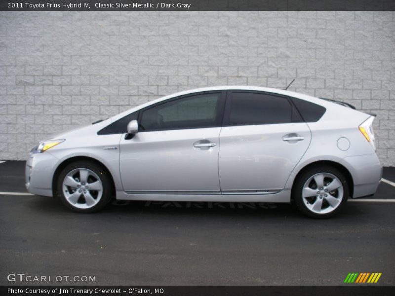 Classic Silver Metallic / Dark Gray 2011 Toyota Prius Hybrid IV