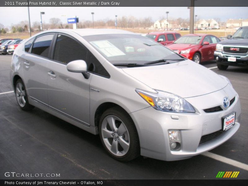 Classic Silver Metallic / Dark Gray 2011 Toyota Prius Hybrid IV