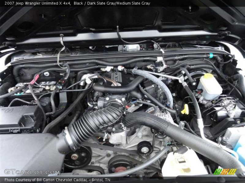 Black / Dark Slate Gray/Medium Slate Gray 2007 Jeep Wrangler Unlimited X 4x4