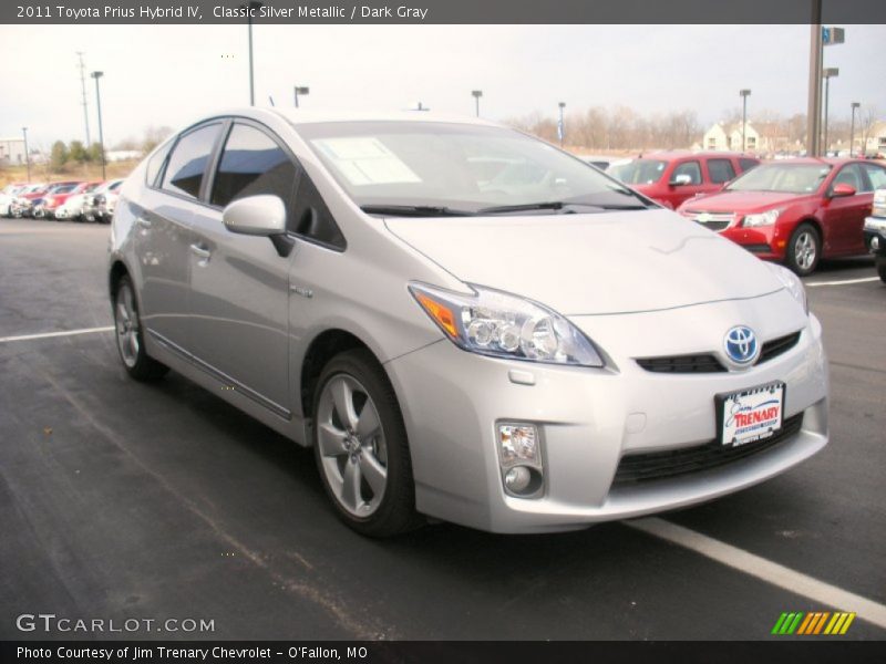 Classic Silver Metallic / Dark Gray 2011 Toyota Prius Hybrid IV