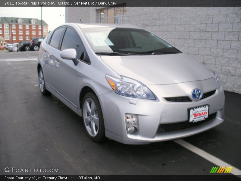 Classic Silver Metallic / Dark Gray 2011 Toyota Prius Hybrid IV