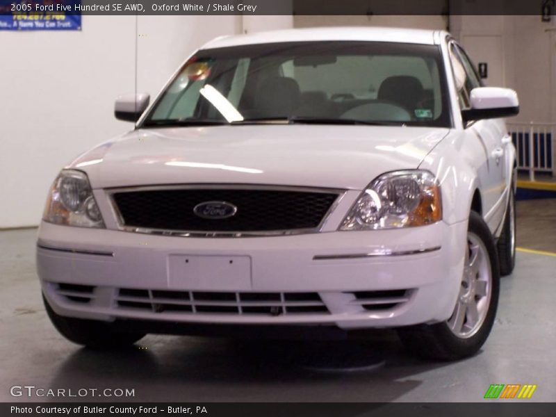 Oxford White / Shale Grey 2005 Ford Five Hundred SE AWD