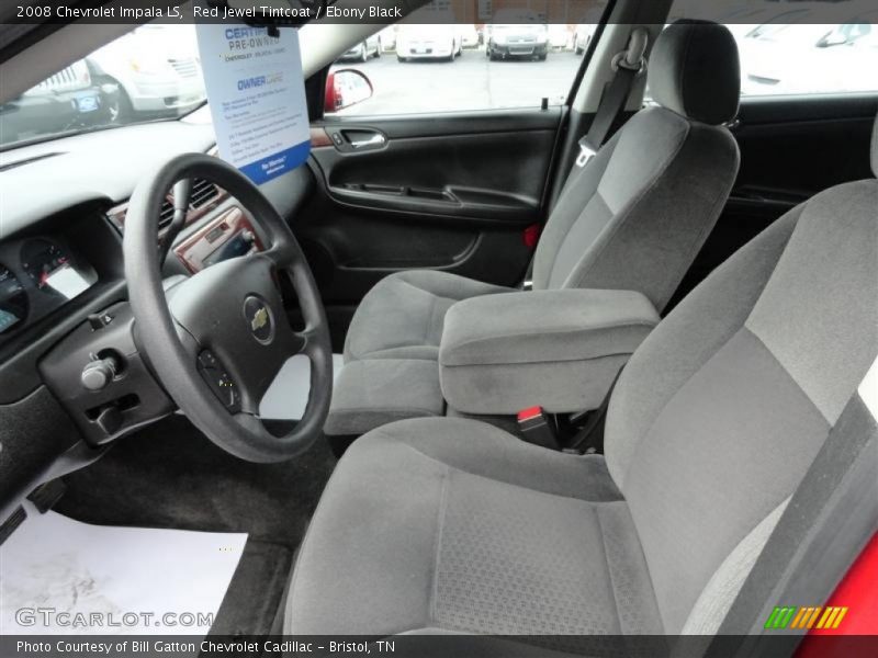 Red Jewel Tintcoat / Ebony Black 2008 Chevrolet Impala LS
