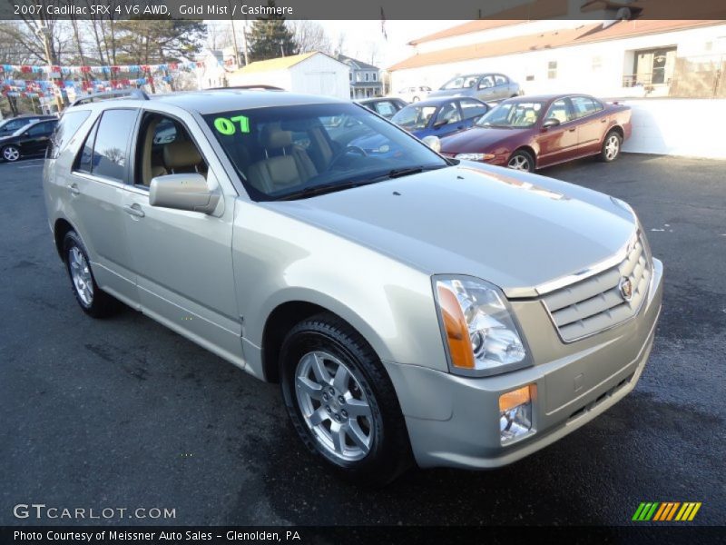 Gold Mist / Cashmere 2007 Cadillac SRX 4 V6 AWD