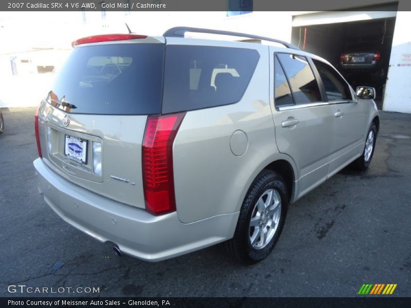Gold Mist / Cashmere 2007 Cadillac SRX 4 V6 AWD