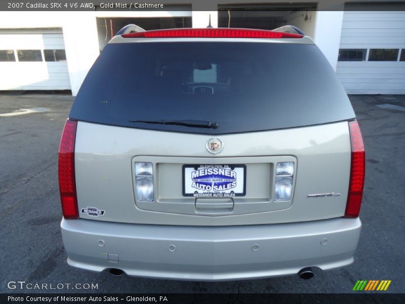 Gold Mist / Cashmere 2007 Cadillac SRX 4 V6 AWD