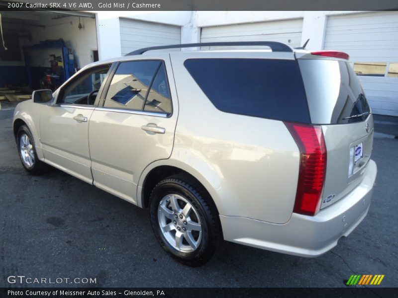 Gold Mist / Cashmere 2007 Cadillac SRX 4 V6 AWD